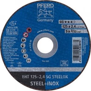 image of PFERD Sg Steelox 61331432 Cutting disc (straight) 125mm 22.23mm 25 pc(s)