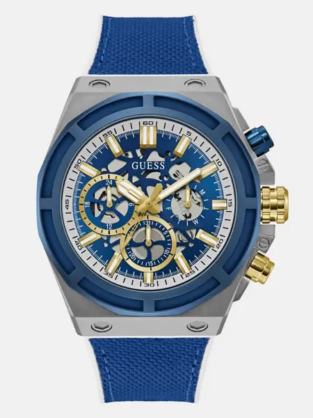 Image of Guess Silicone Multi-Function Watch 15000191 Blue