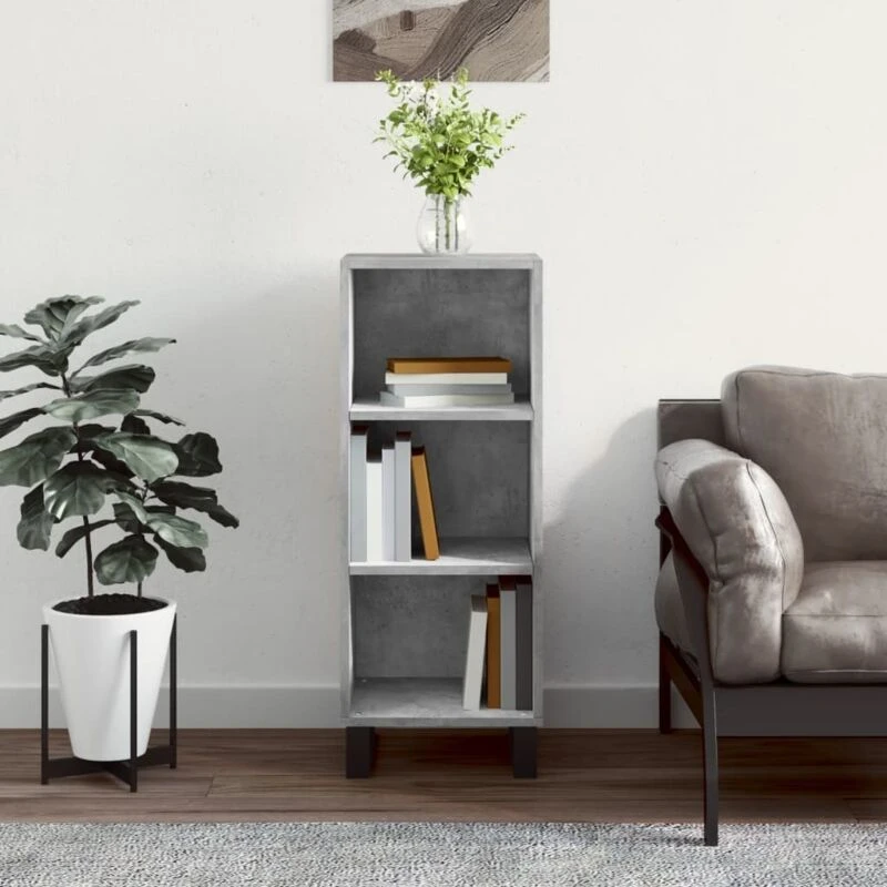 Image of VIDAXL Sideboard Concrete Grey 34.5x32.5x90cm Engineered Wood Vidaxl 8720845869311