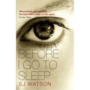 Image of Before I Go To Sleep Paperback