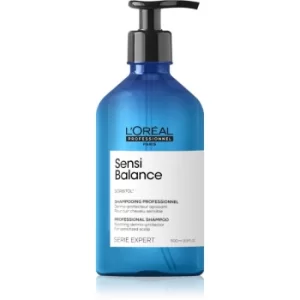 image of LOreal Professionnel Serie Expert Sensibalance Hydrating and Soothing Shampoo for Sensitive Scalp 500ml