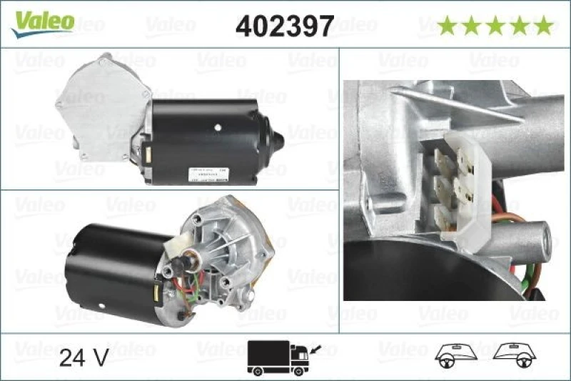 Image of Wiper motor VALEO 402397