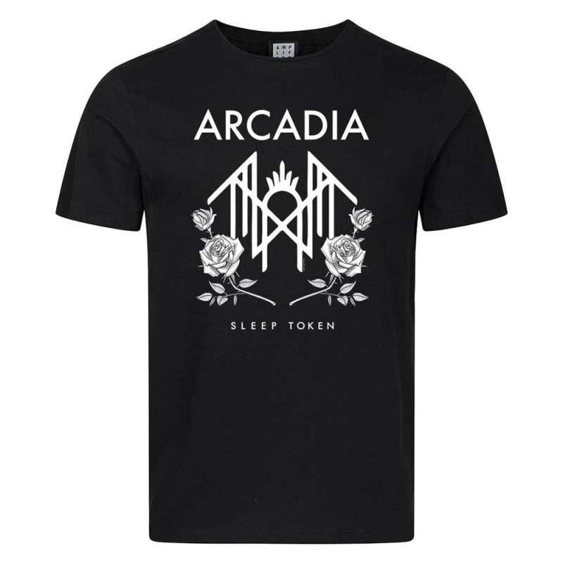 Image of Amplified Mens Arcadia Sleep Token T-Shirt in Black Size: Large Black Male L