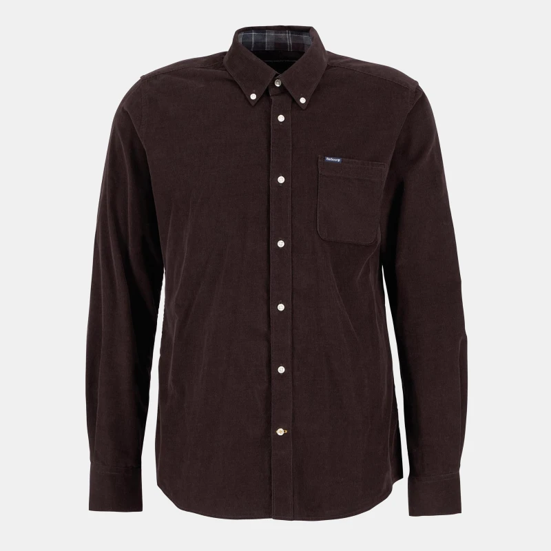 Image of Barbour Ramsey Shirt Dark Oak BR17 male XL