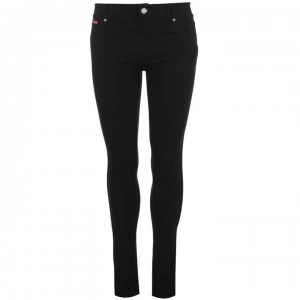 Image of Lee Cooper Solid Jeggings Ladies - Black
