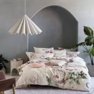 Image of Sansa Floral Print 100% Cotton Duvet Cover Set, Multi, King - Linen House