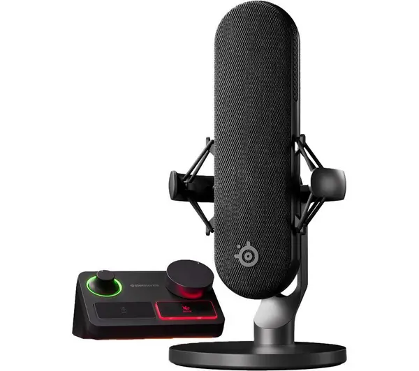 Image of SteelSeries Alias Pro XLR Microphone & Stream Mixer - Black 5707119049665