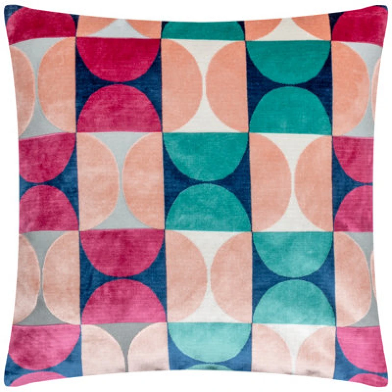 Image of Paoletti Bardot Square Cushion Navy