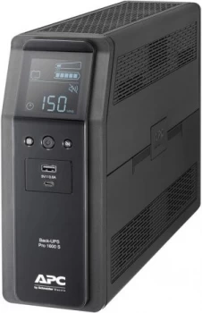 Image of APC Back-UPS Pro BR1600SI - Line-Interactive UPS - 1600VA/960W - 8 x I
