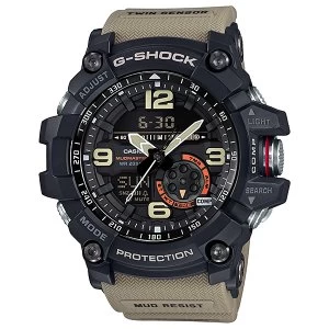 Image of Casio G SHOCK MASTER OF G MUDMASTER Watch GG 1000 1A5 Military Beige