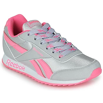 Reebok Classic REEBOK ROYAL CLJOG 2 Girls Childrens Shoes Trainers in Grey,5,9.5 toddler,10 kid,11 kid,11.5 kid,12 kid,1 kid,2.5,9.5 toddler,12.5 kid,