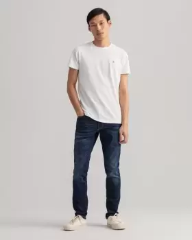 Image of GANT Men Maxen Extra Slim Fit Active-Recover Jeans (30-32) Blue