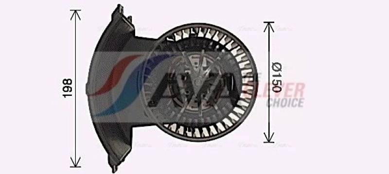 Image of Heater blower motor AVA COOLING SYSTEMS VN8411