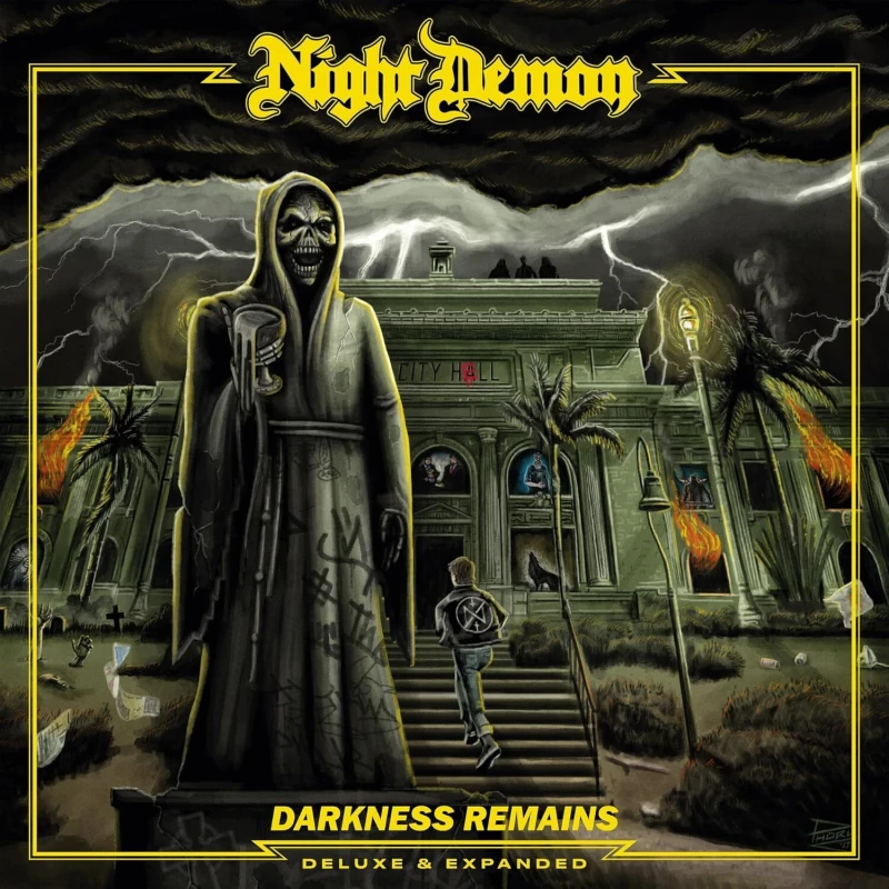 Image of Night Demon Darkness remains LP multicolor Onesize Unisex
