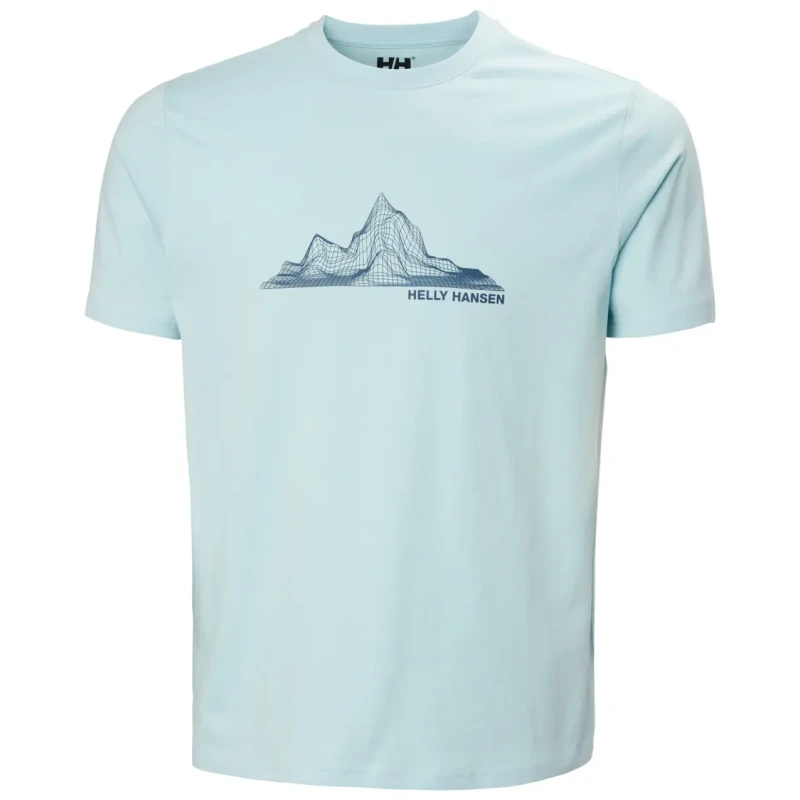 Image of Helly Hansen T-Shirt Helly Hansen Massif Graphic Bleu Male 2XL