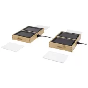 Image of Princess 104040 Electric Table grill Black, Bamboo