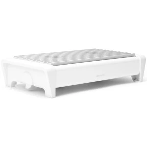 Image of Brabantia Food Warmer 2 burner - White with Grey Grille