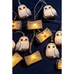 image of Hedwig and Letter String Lights