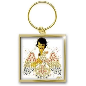 Image of Elvis Presley - American Eagle Keychain