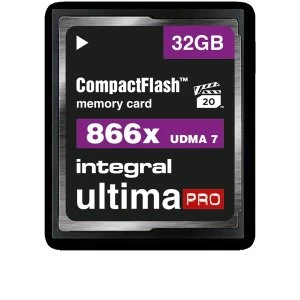 Image of Integral 32GB Ultimapro Compact Flash Card 866X