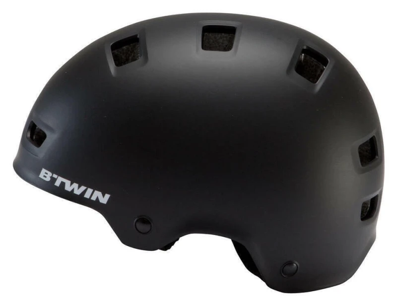 Image of Decathlon Decathlon 500 Teen Black Bike Helmet - Medium