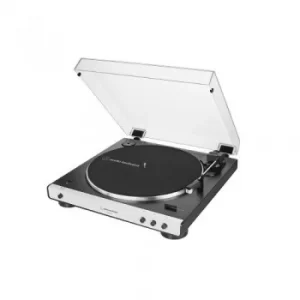 image of Audio Technica ATLP60XBT Fully Automatic Bluetooth Wireless Belt-Drive Stereo Turntable in White