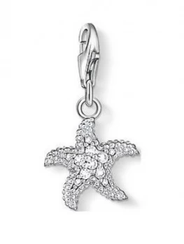 image of Thomas Sabo Charm Club Sterling Silver Starfish Charm, One Colour, Women