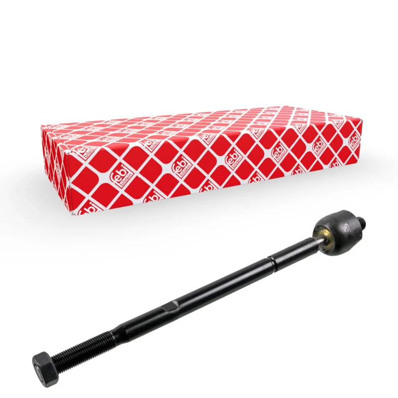 Image of FEBI BILSTEIN 12759 Inner Tie Rod OE Turbo NEW, Front Axle Left, with counter nut Inner Tie Rod (51)