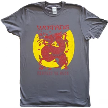 Image of Wu-Tang Clan - Inferno Unisex Small T-Shirt - Grey
