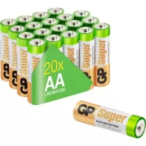 image of GP Batteries GP15AET-2VS20 AA battery Alkali-manganese 1.5 V 20 pc(s)