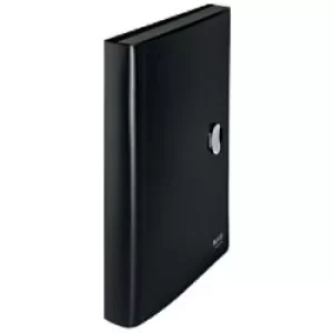 Image of Leitz Recycle Expanding File A4 5 Compartments CO2 Neutral Black 80% Recycled Plastic
