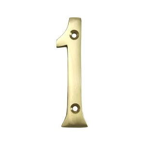 Image of Select Hardware Brass House Number 1