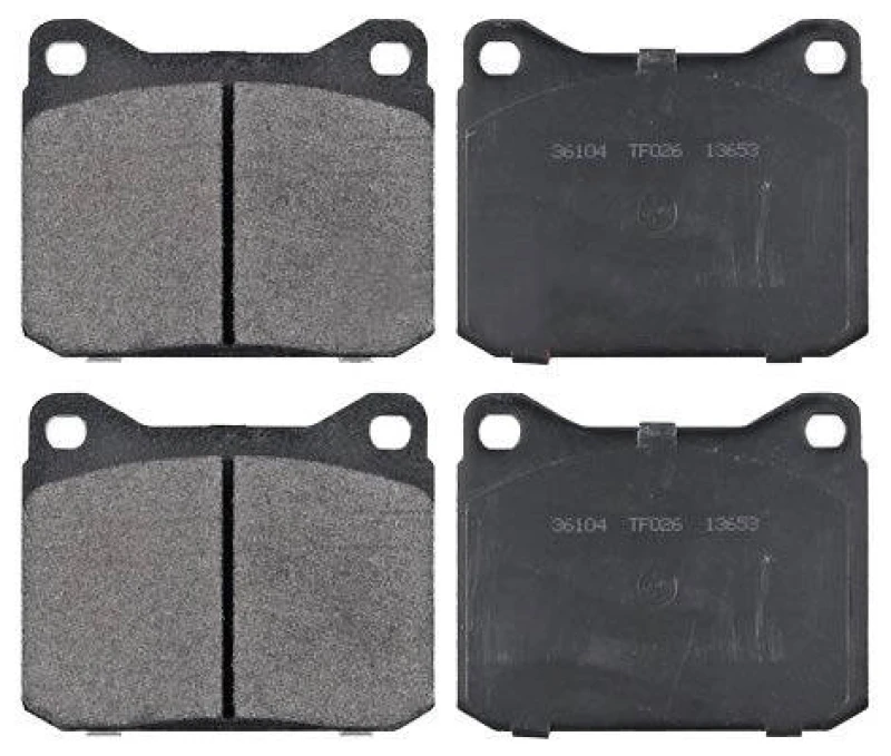 Image of A.B.S. 36104 Brake pad set without integrated wear sensor Brake Pad Set,disc brake (402)