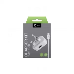 Image of Core Single Charger Kit Type-C White