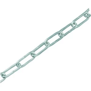 image of Wickes Zinc Plated Steel Welded Chain 4 x 32 x 2000mm