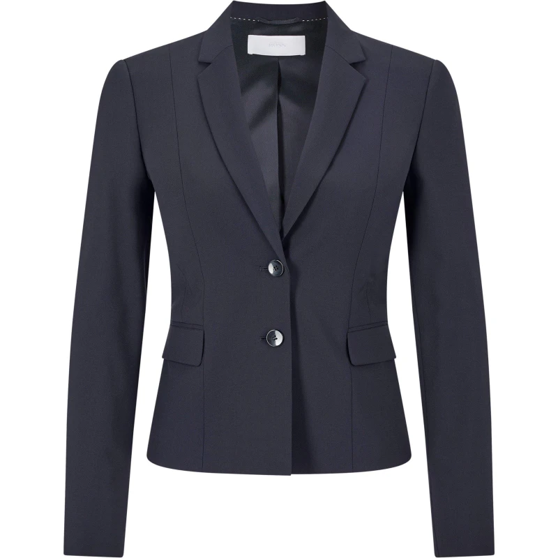 Image of Boss Womens Jaru Blazer Open Blue female 6 (XS)