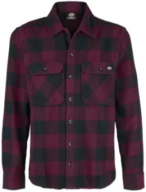 Image of Dickies New Sacramento Shirt Longsleeve dark red