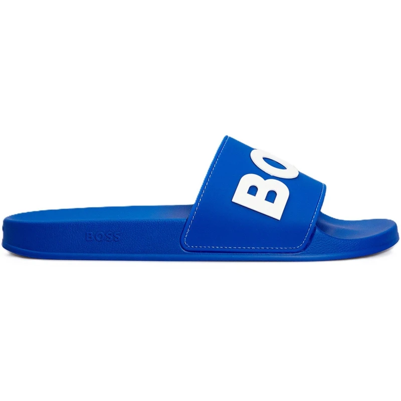 Image of Boss Mens Kirk Pool Sliders Bright Blue male 5 (39)