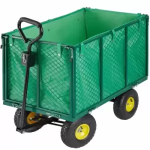 image of Tectake Garden Trolley Large Max. 544Kg Green