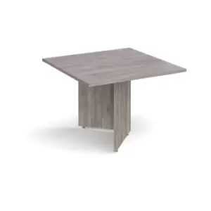 Image of Dams MTO Arrow Head Leg Square Extension Table 1000mm x 1000mm - Beech
