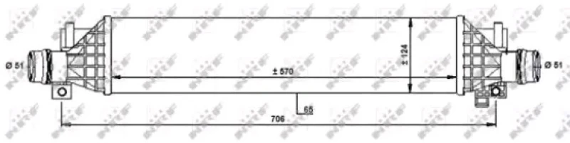 Image of NRF 30925 Intercooler Intercooler,charger (468)