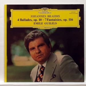 Image of Johannes Brahms, Emil Gilels - Balladen Op. 10 - Fantasien Op. 116 Vinyl