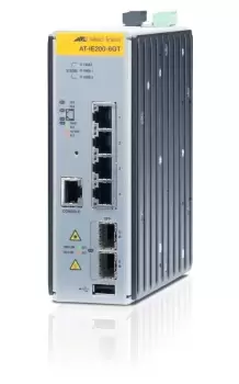 image of Allied Telesis AT-IE200-6GT Managed L2 Gigabit Ethernet...