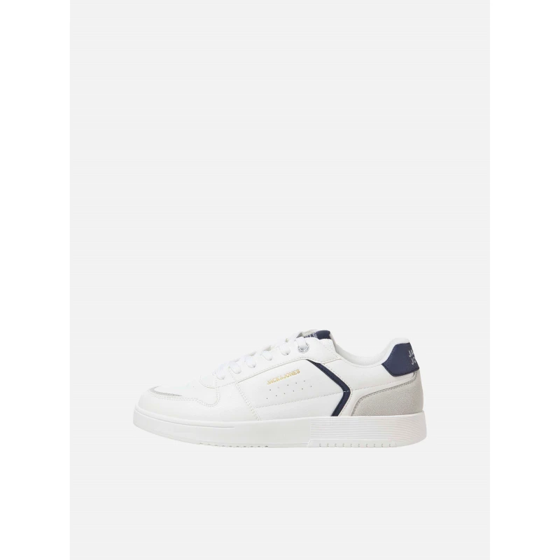 Image of Jack and Jones Ealing PU Sneaker Mens White male 7 (41)