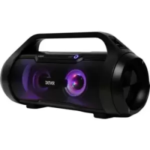 image of Denver BTG-615 Bluetooth speaker USB, Aux, spray-proof Black