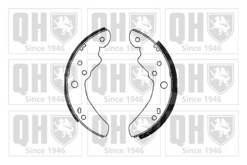 Image of QUINTON HAZELL Brake Shoe Set QUINTON HAZELL BS581