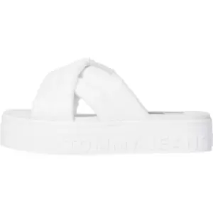 image of Tommy Jeans Flatform Sandal - White