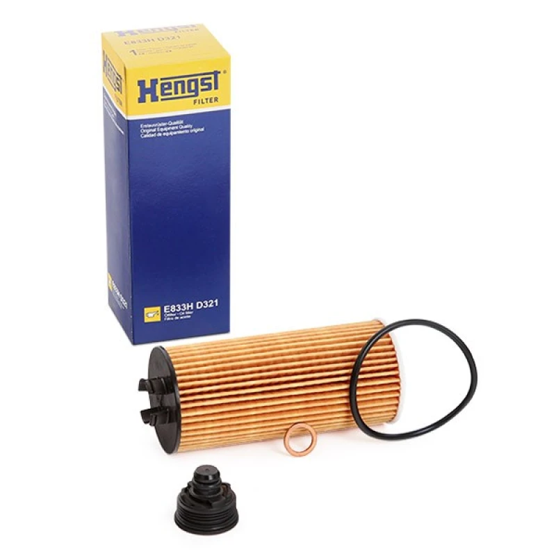 Image of Oil filter HENGST FILTER E833H D321