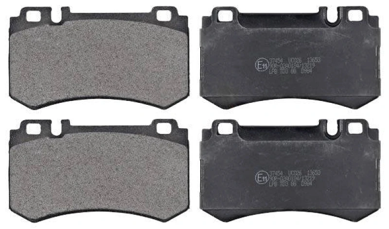Image of A.B.S. 37454 Brake pad set prepared for wear warning indicator Brake Pad Set,disc brake (402)