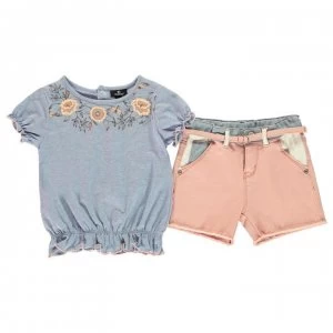 Image of Firetrap Shorts Set Infant Girls - Rose Cloud